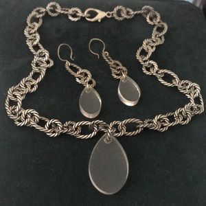 Color by Amber necklace and earrings